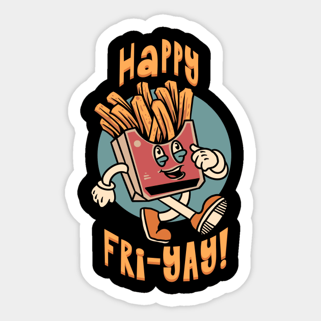 Happy Fri Yay! Sticker by Unified by Design